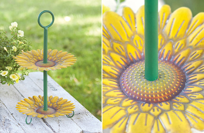 Sunflower Two-Tier Display Tray General CT