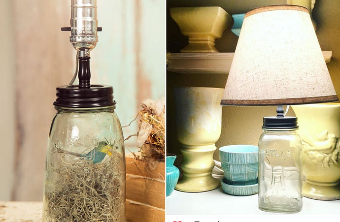 Mason Jar Lamp Adapter | Farmhouse Living General CT