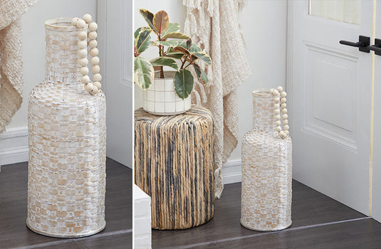 Textured Woven Vases, Pick Your Size Sale UMA