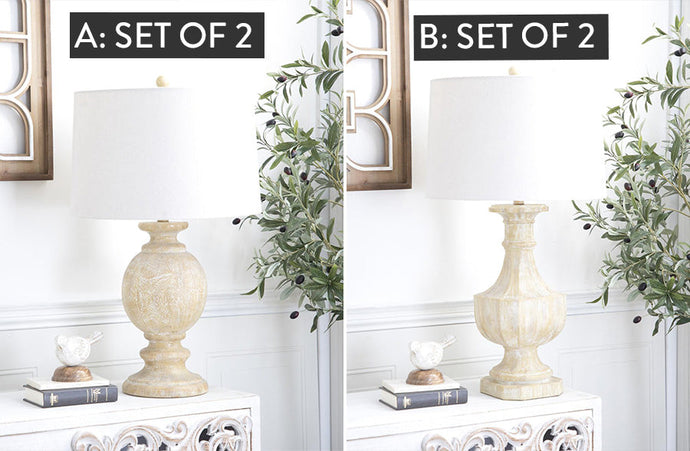 Vintage-Inspired Table Lamp, Set of 2 - Pick Your Style General Decor Steals