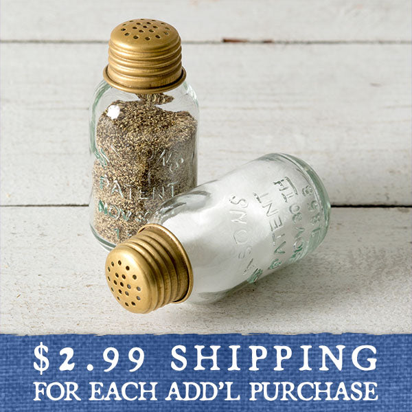 Mason Jar Salt and Pepper Shakers General CT