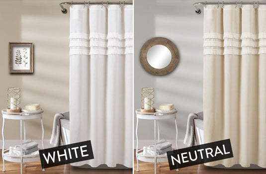 Fringe Shower Curtain, Pick Your Color General Decor Steals