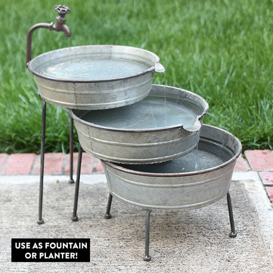 Antique-Inspired Water Pump Fountain General VIP