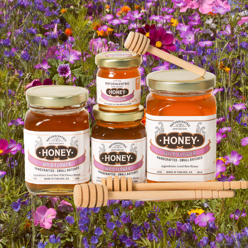 Load image into Gallery viewer, Wild Flower Local Raw Honey Gift Naturacentric
