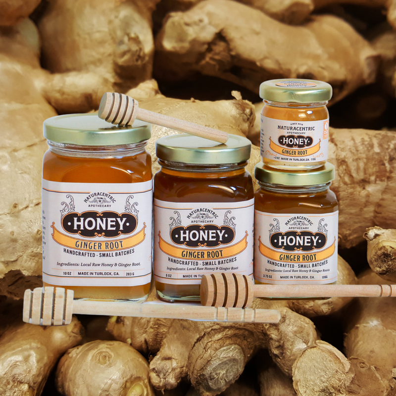 Load image into Gallery viewer, Ginger Infused Honey Gift Naturacentric
