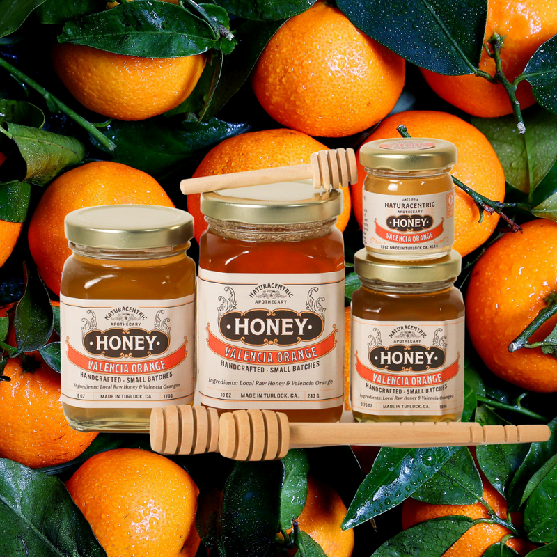 Load image into Gallery viewer, Valencia Orange Infused Honey Gift Naturacentric
