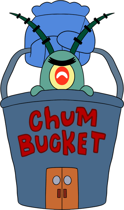 Plankton Chum Bucket Plush (9in) SpongeBob Squarepants Youtooz Collectibles