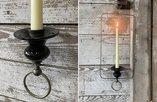 Black Metal Hanging Candle Holder General PPD