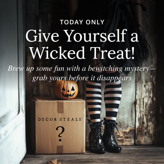 Trick or Treat Yo'self Mystery Item Whats trending Decor Steals