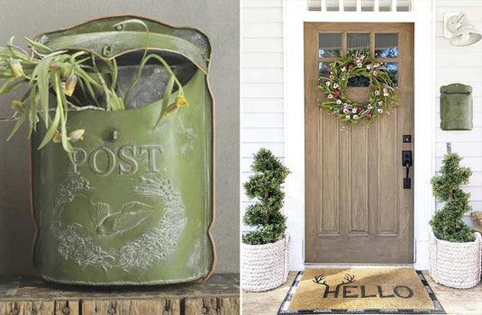 Distressed Hanging Post Box General CC