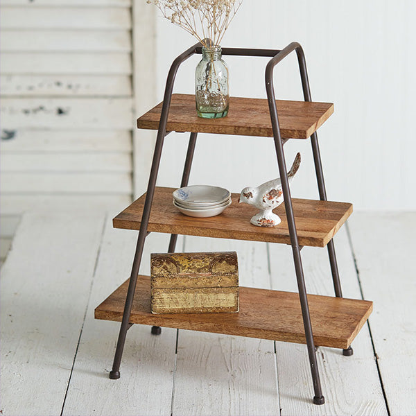 Tabletop A-Frame Shelving Stand Whats trending CT