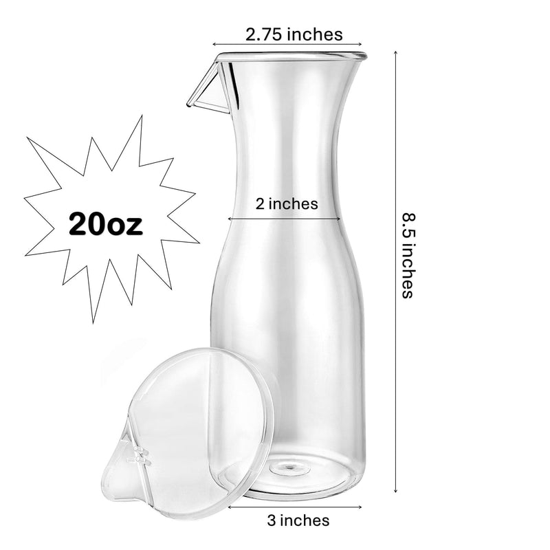 Load image into Gallery viewer, Lillian Carafe Juice Jar Beverage Decanter Acrylic 20 oz Serverware Lillian
