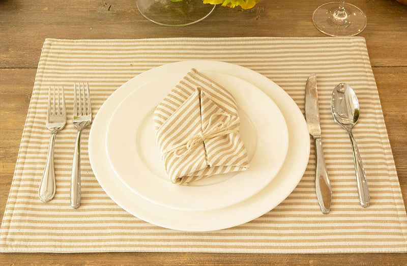 Load image into Gallery viewer, Yarn-Dyed Table Setting Linens, Pick Your Style General Decor Steals
