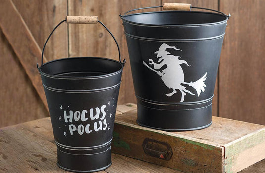 Black Witch Buckets, Set of 2 General CT