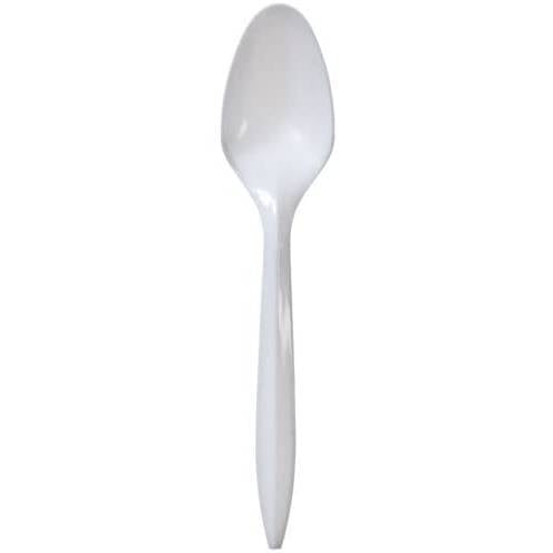 Load image into Gallery viewer, Nicole Home Collection Medium Weight Teaspoon White Cutlery VeZee
