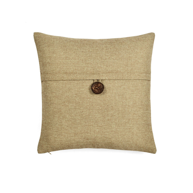 Load image into Gallery viewer, Linen Texture Woven Button Decorative Pillow Cover Collective LushDecor
