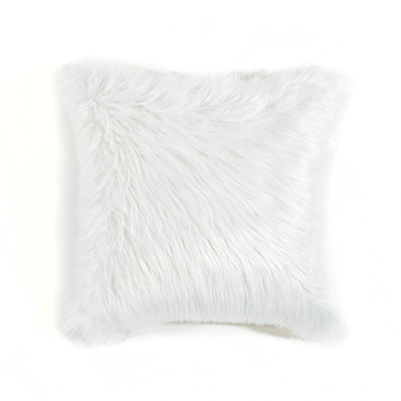 Load image into Gallery viewer, Mongolian Luca Soft Faux Fur Decorative Pillow Cover Collective LushDecor
