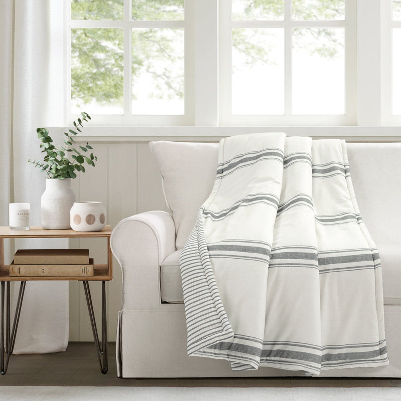 Load image into Gallery viewer, Farmhouse Stripe Throw Collective LushDecor
