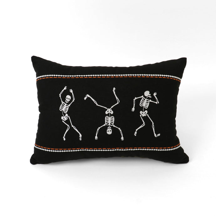 Dance Skeleton Decorative Pillow Collective LushDecor