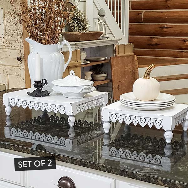 Scalloped Edge French Country Risers General ABH