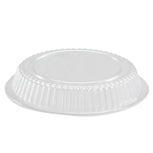 *WHOLESALE* 7" Clear Dome Lids for Aluminum Round Pan | 500 ct. Disposable VeZee