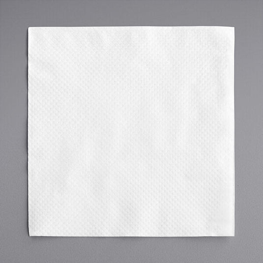 *WHOLESALE* Disposable - 1 Ply - White - Luncheon Napkins | 6000 ct. Napkins Party Dimensions