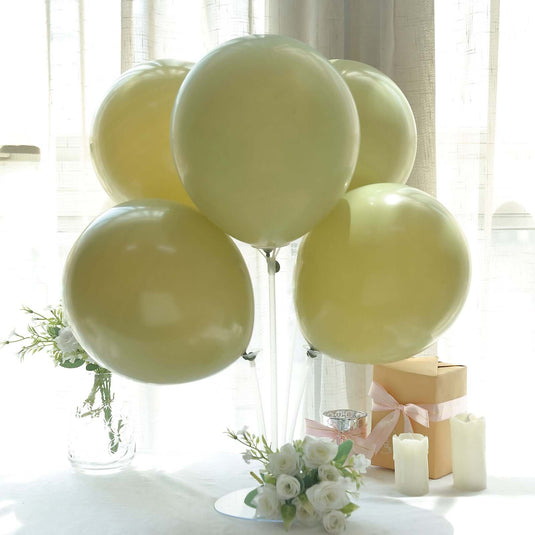 25 Pack 12" Matte Pastel Olive Green Helium Air Latex Party Balloons Decorations HIER_9110 Default Title