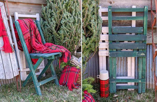 FOUND 1920s Antique Wooden Folding Chairs General C&G