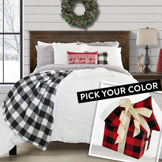 Buffalo Check 3 Piece Gift Box, Pick Your Color General Decor Steals