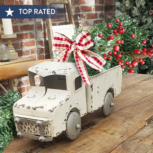 Distressed White Truck Planter Whats trending CT