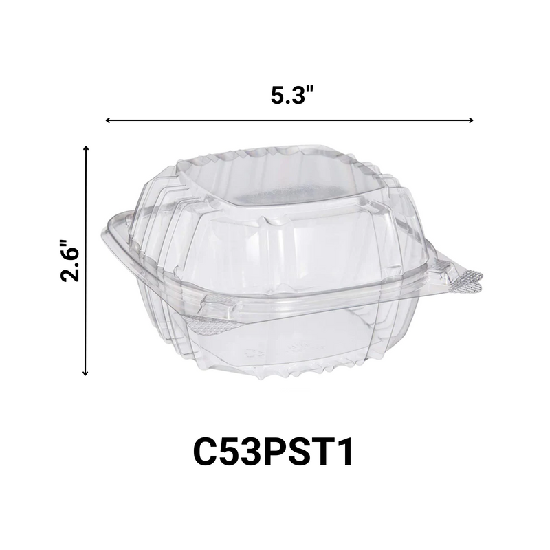 Load image into Gallery viewer, *WHOLESALE* DART Model # C53PST1| ClearSeal Hinged Lid Container | 500 ct/case Salad Containers Dart
