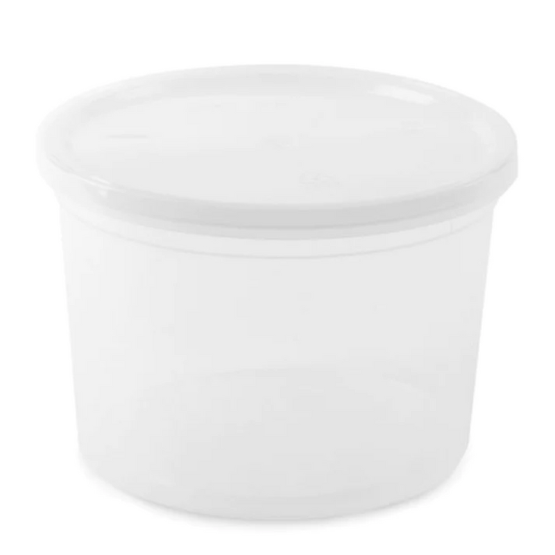 Load image into Gallery viewer, 64oz Extra Strong Quality Heavyweight Deli Container with Lids Food Storage &amp; Serving VeZee
