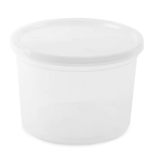 64oz Extra Strong Quality Heavyweight Deli Container with Lids Food Storage & Serving VeZee