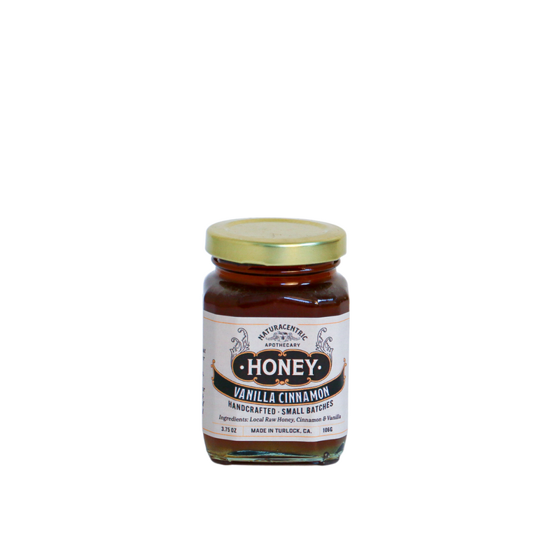 Load image into Gallery viewer, Vanilla Cinnamon Infused Honey Gift Naturacentric
