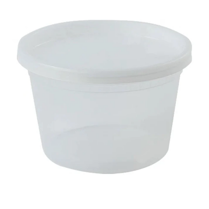 16oz Extra Strong Quality Heavyweight Deli Container with Lids Food Storage & Serving VeZee