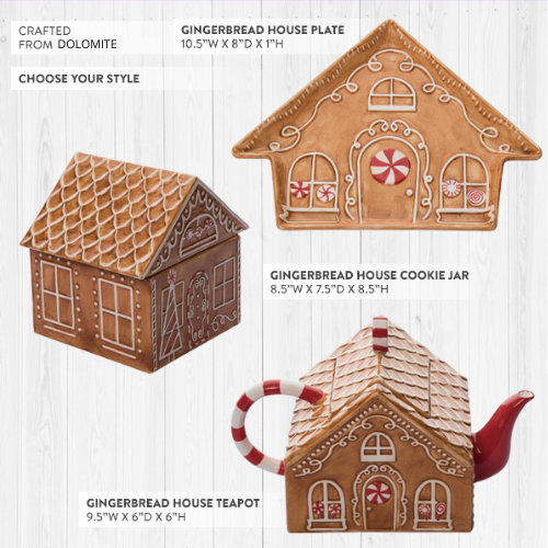 Load image into Gallery viewer, Christmas Gingerbread House Serving Collection, Choose Your Style General TP
