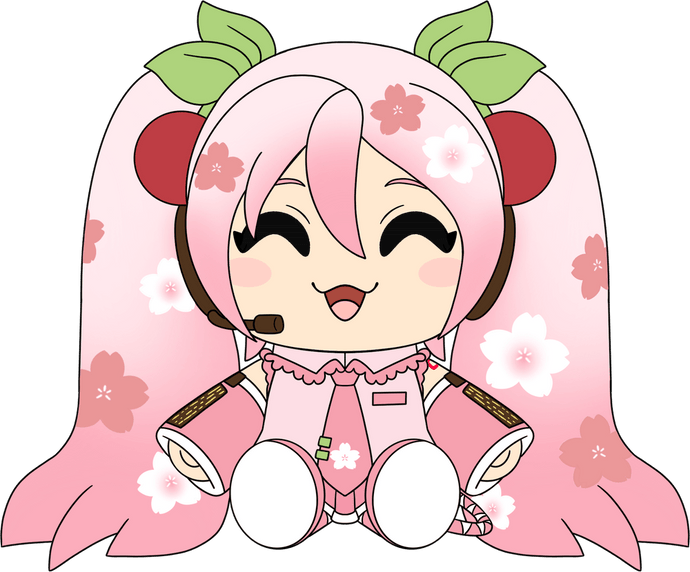 Sakura Miku Plush (9in) Plush Youtooz Collectibles