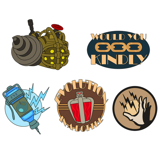 Bioshock Pin Set Bioshock Youtooz Collectibles