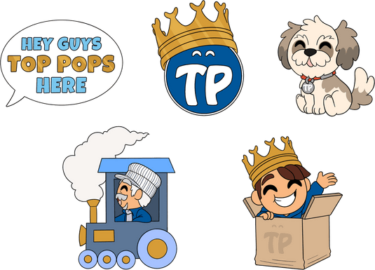 Top Pops Pin Set Pins Youtooz Collectibles