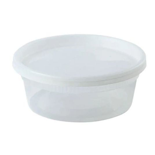 8oz Extra Strong Quality Heavyweight Deli Container with Lid Food Storage & Serving VeZee