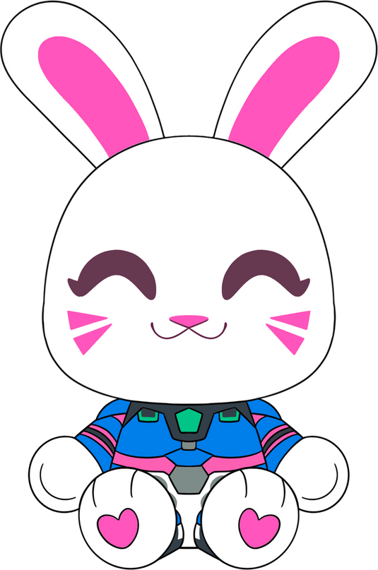 D.VA Bunny Plush (9in) Overwatch Youtooz Collectibles