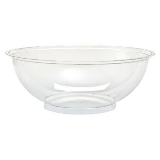 Clear Plastic XL LARGE Heavy Weight Bowl 320 OZ 16 inches Tablesettings Party Dimensions