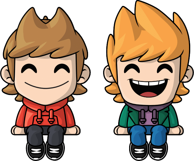 Matt and Tord Monitor Buddiez Eddsworld Youtooz Collectibles