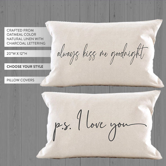 Natural Linen Pillow Covers, Pick Your Style General Decor Steals