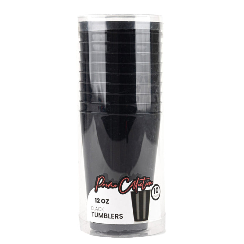 Load image into Gallery viewer, Tumblers Prime Collection Black HEAVY WEIGHT 12oz Tumbler Decorline
