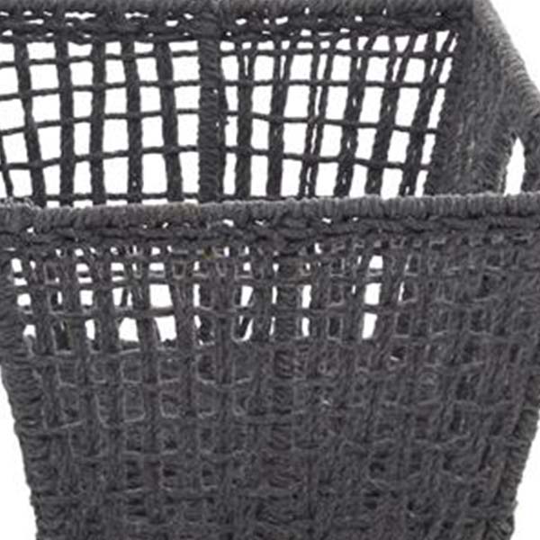 Load image into Gallery viewer, Woven Cotton Storage Baskets, Set of 2 Whats trending Decor Steals
