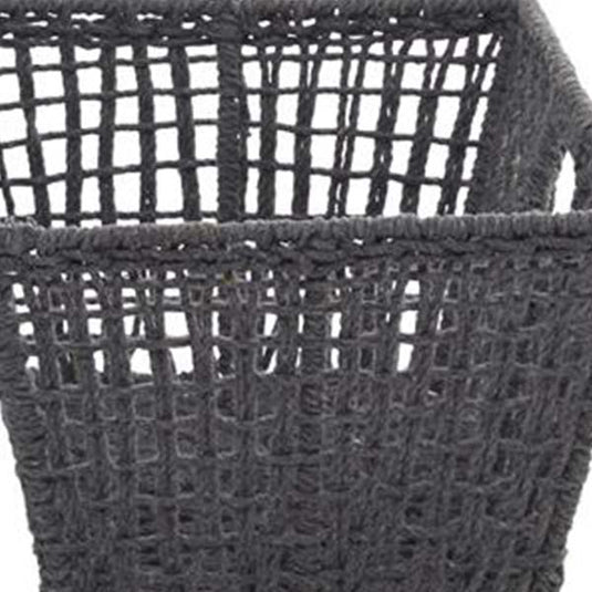 Woven Cotton Storage Baskets, Set of 2 Whats trending Decor Steals