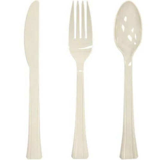 Lillian Tablesettings Extra Strong Quality Premium Plastic Teaspoon Sahara Cutlery Lillian