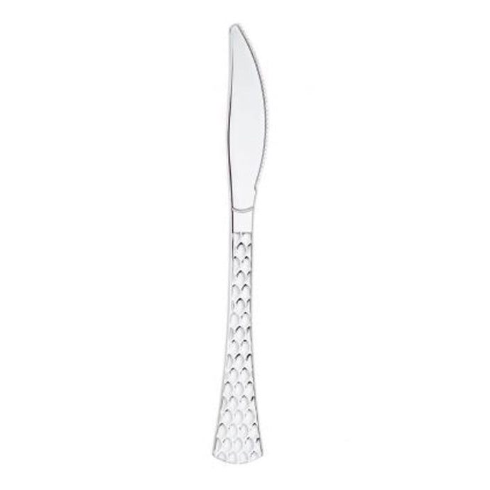 Glamour Collection Extra Heavyweight Disposable Knives Silver Tablesettings Decorline