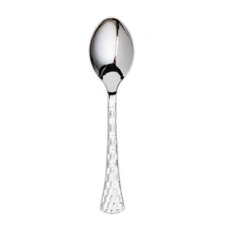 Load image into Gallery viewer, Glamour Collection Extra Heavyweight Disposable Table Spoons Silver Tablesettings Decorline
